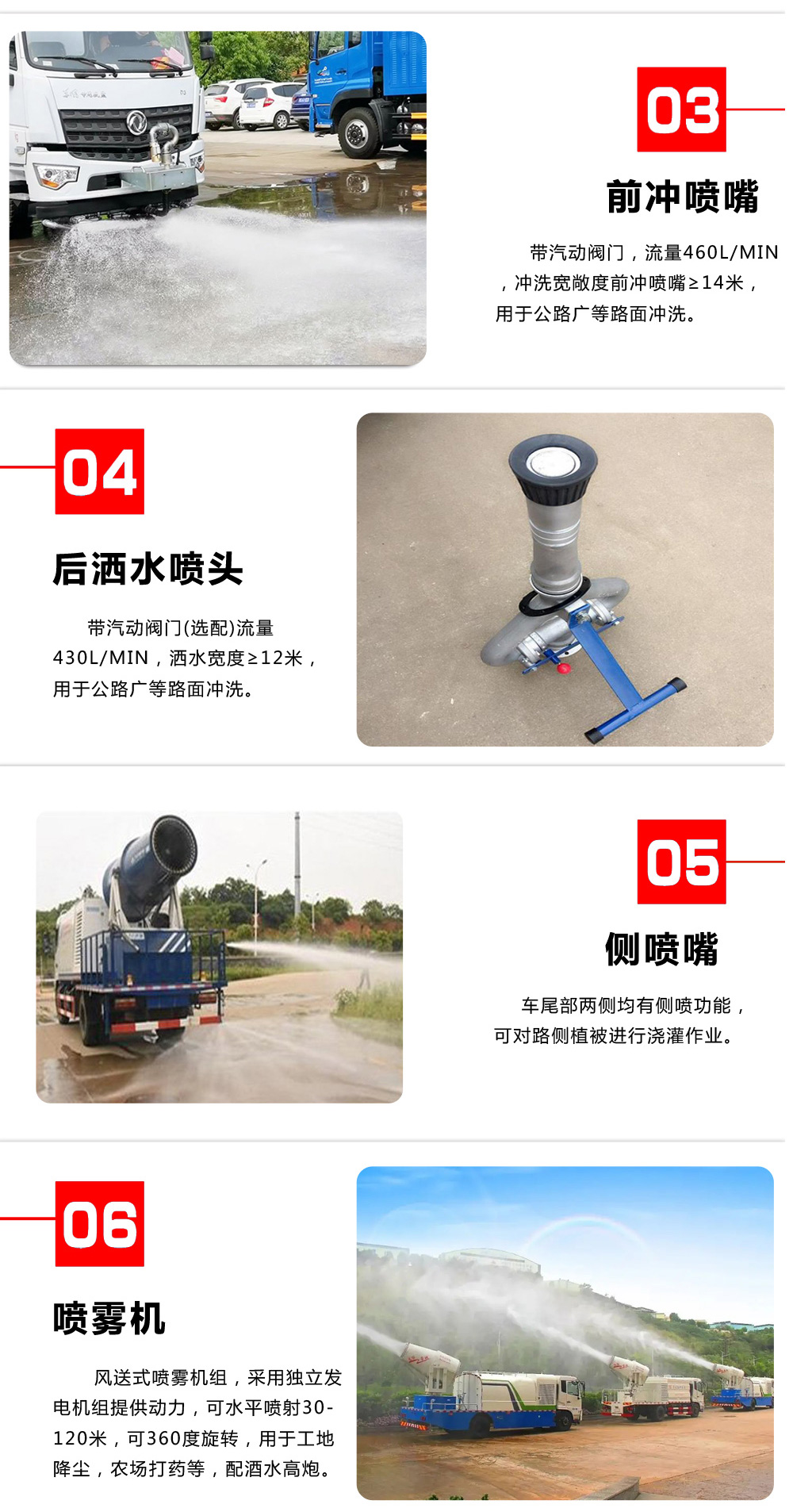 國六16方東風天龍后雙橋 抑塵車60-120米